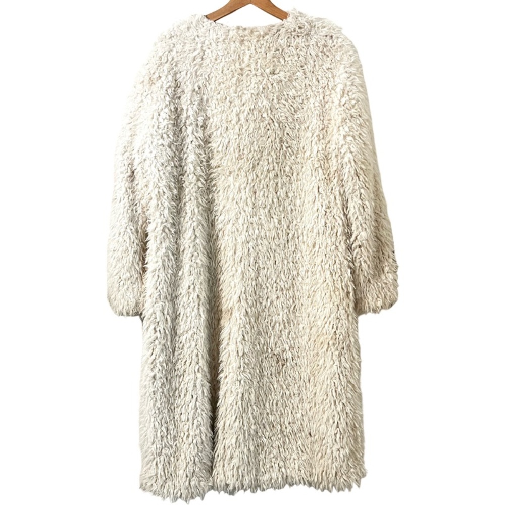 🛑SOLDREFORMATION Brixton Coat in Cream Size L - Picture 8 of 14